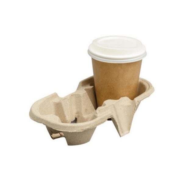 Cup holder made from pulp