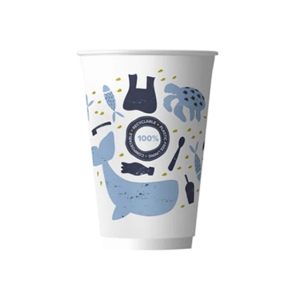 Double Wall Compostable Aqueous Cup