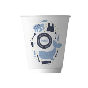 Double Wall Compostable Aqueous Cup