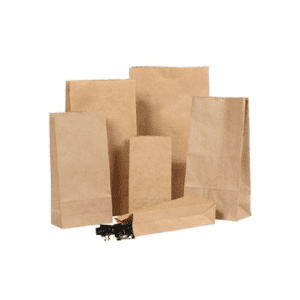 Kraft grab paper bag without handle