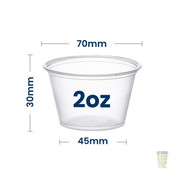 Heavy duty portion cups (lids included)