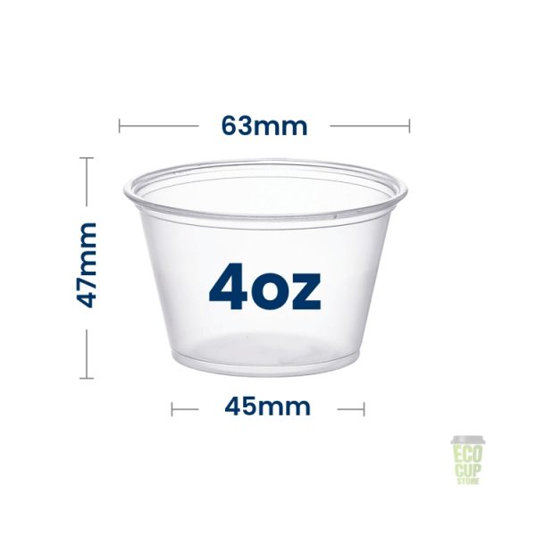 Heavy duty portion cups (lids included)