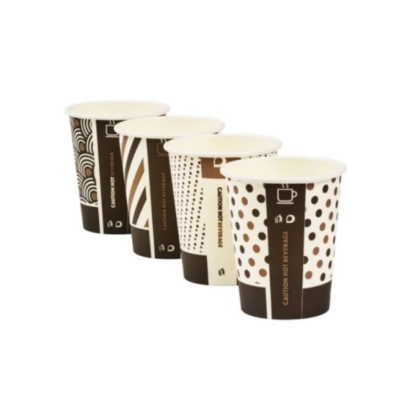 Mixed Design Compostable Bamboo Cup