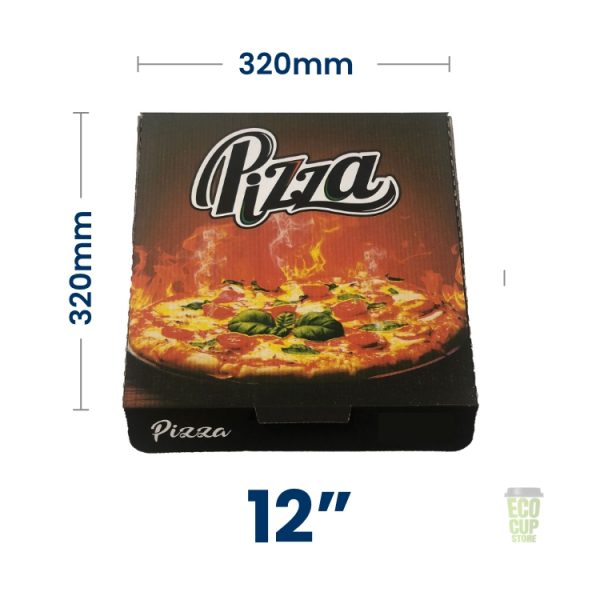 Printed Pizza Box on Kraft - Image 3