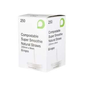 Displast Compostable PLA Smoothie Straws