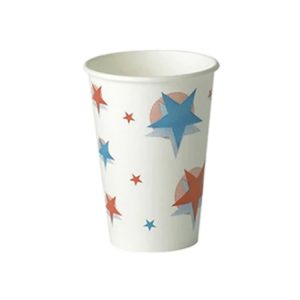 Star/Ball Design Cold Drink Paper Cup