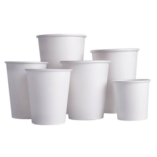 White Single Wall Cups