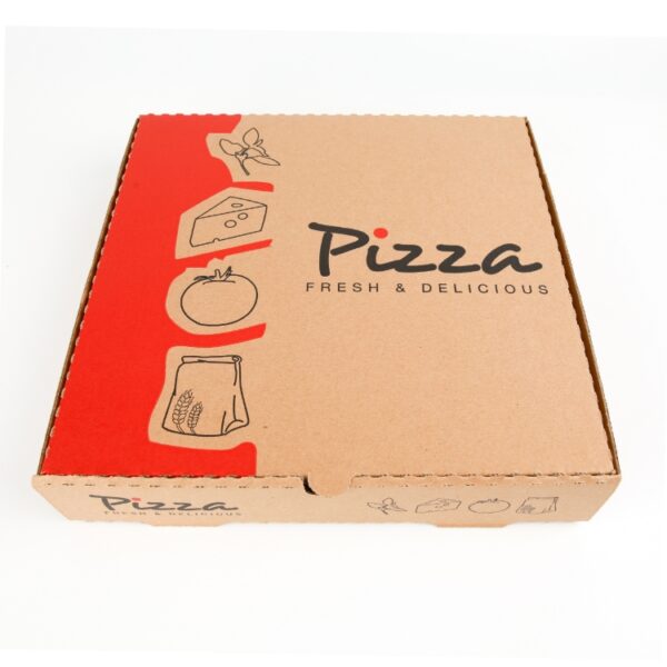 Pizza Box Printed Kraft